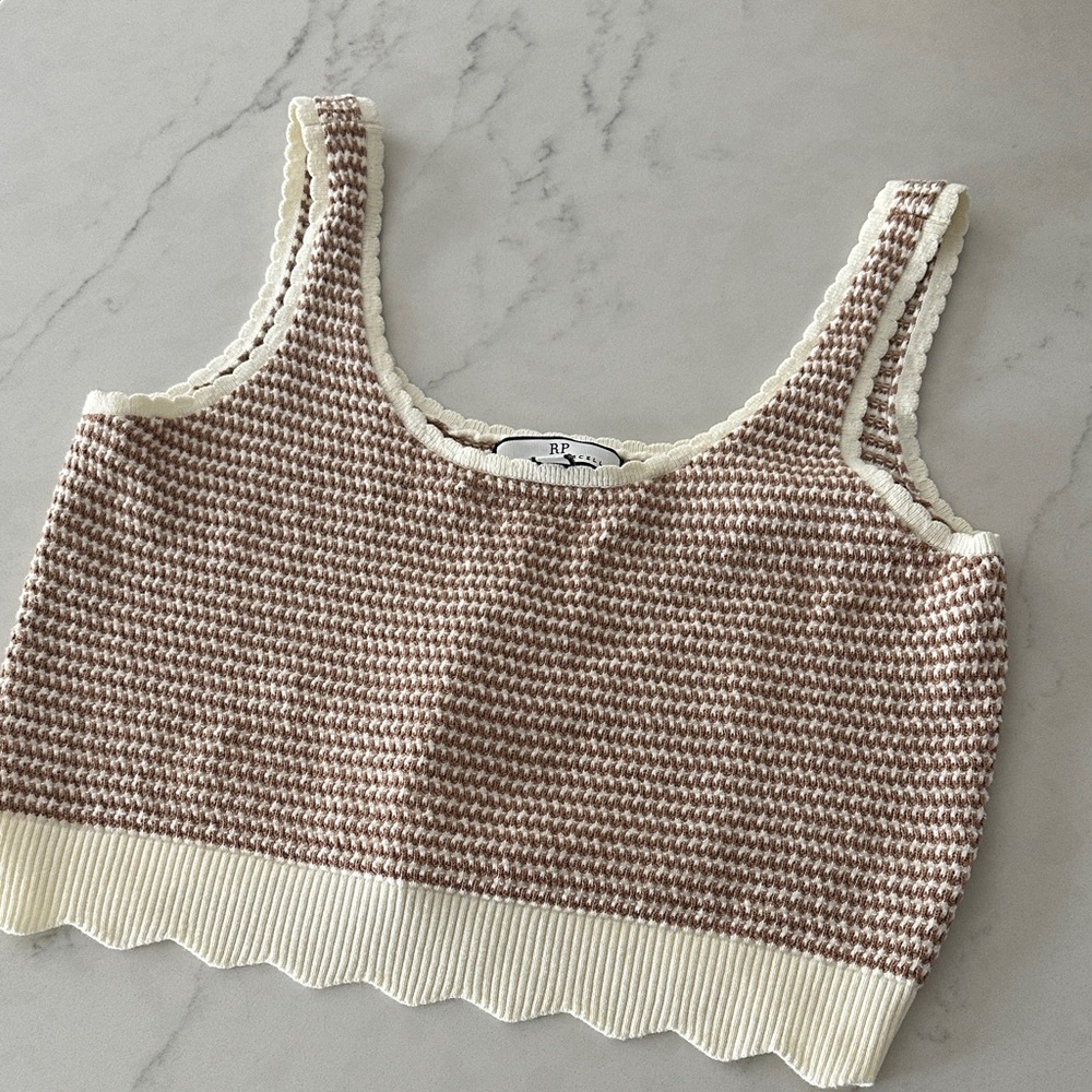 Rachel Parcel Knit Crop Top